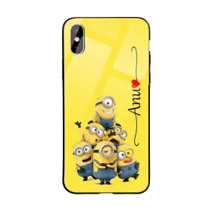 Comfort Use Protective Look Glossy Protective Case With Minion Wave Name