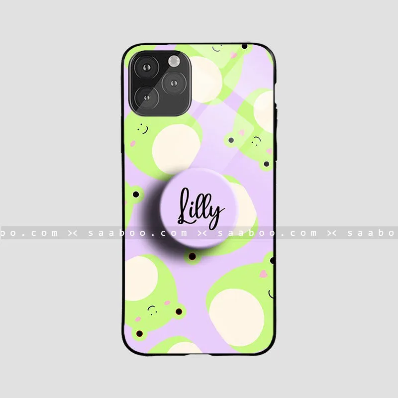 Glossy Protective Case With Teddy Comfort Pattern Texture