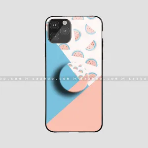 Vivid Coloration Stylish Texture Glossy Protective Case With Watermelon
