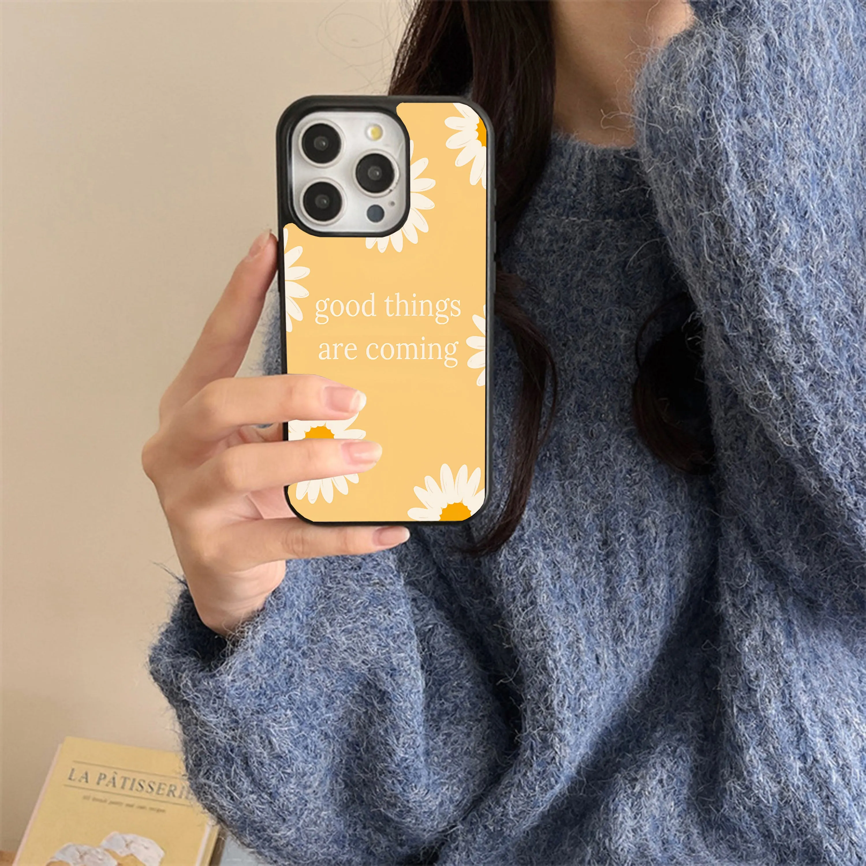 Good things are coming Printed Protective case Stylish Edge Trendy Layer