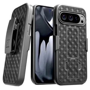 Textured Surface Google Pixel 10 Pro XL Belt Clip Holster Phone Case