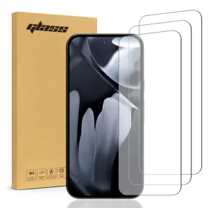 slim fit Hybrid Form Google Pixel 10 Pro XL Tempered Glass Screen Protector 3 Per Pack