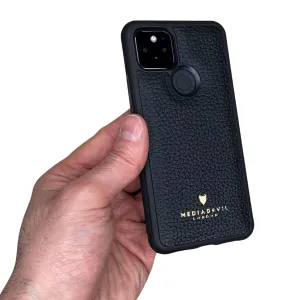 Google Pixel 5 Leather Bumper Case | Artisancase Protective Shell Design