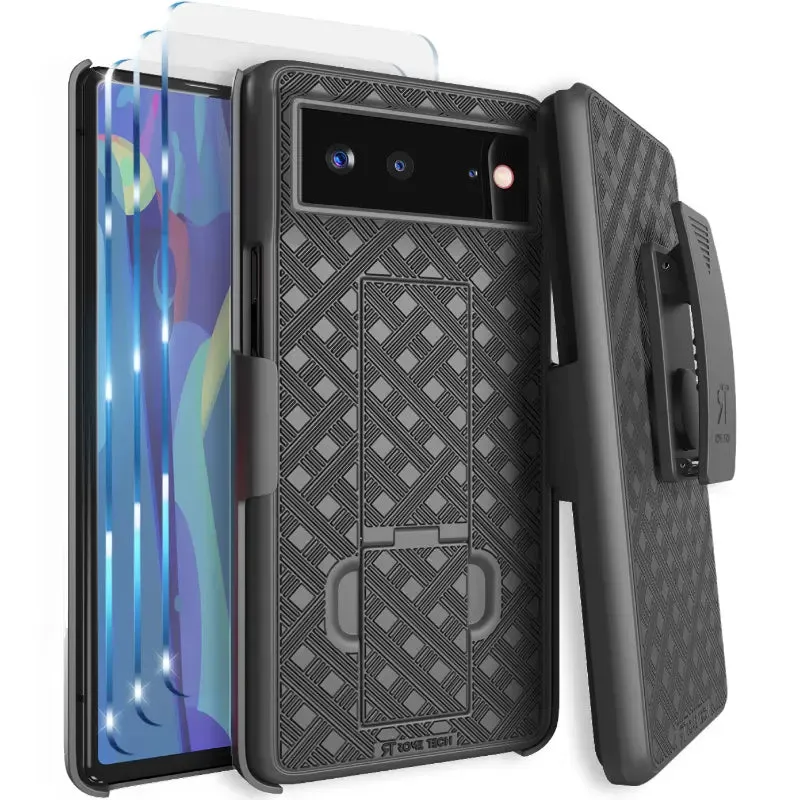 Edge Shield Google Pixel 6 Belt Clip Holster Phone Case