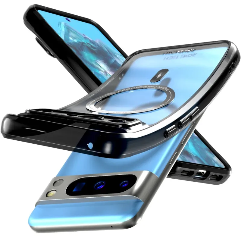 Comfort Layer Texture Google Pixel 8 Pro Clear Case with Magsafe