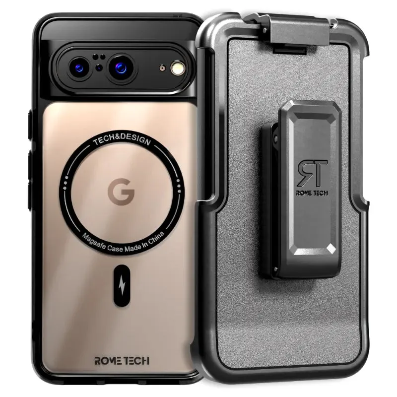Google Pixel 8 Rome Tech Clarity Case with Magsafe Soft touch finish