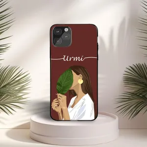 Tight Fit Daily Carry Green Leaf With Art Name Case