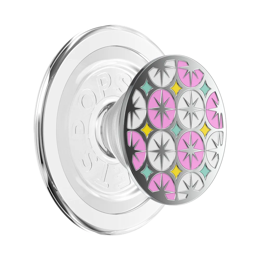 Edge Max Grip Grip Boost Duo Space Age Enamel Atomic Wallpaper PopGrip for MagSafe