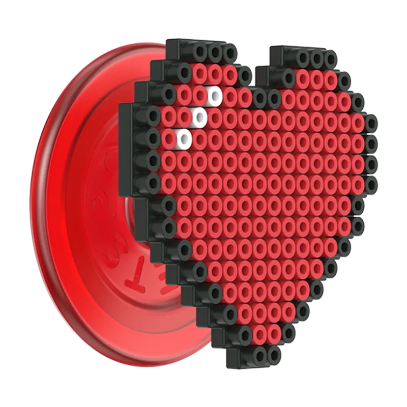 Pop Socket Video Gadget 8 Bit Heart PopGrip for MagSafe