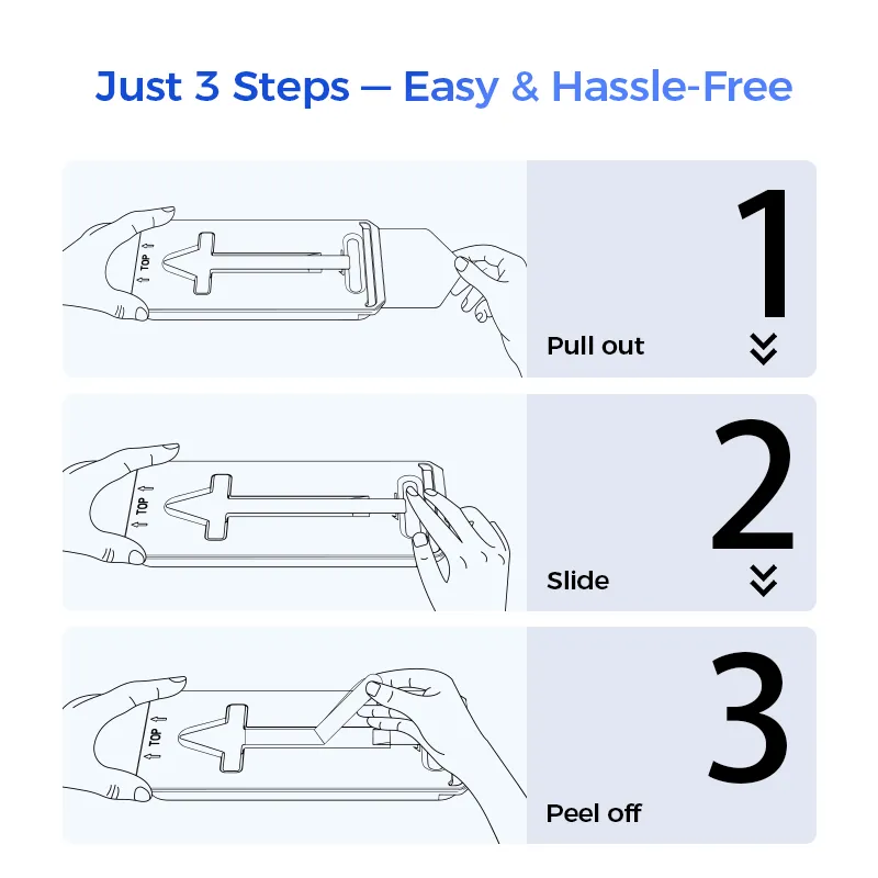 Screen Protector Film MAGIC JOHN 3 Piece Accessory Set for iPhone 17 / Air / Pro / Pro Max