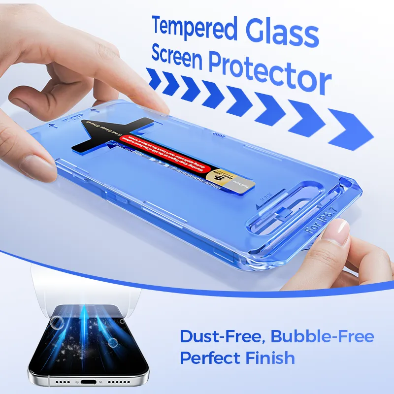 MAGIC JOHN 3 Piece Accessory Set for iPhone 17 / Air / Pro / Pro Max impact resistant cover Scratch protection