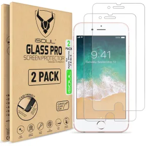 iPhone 6 / 7 / 8 / 6S / SE [2nd/3rd Gen] Screen Protector Tempered Glass Ultra Clear Shield
