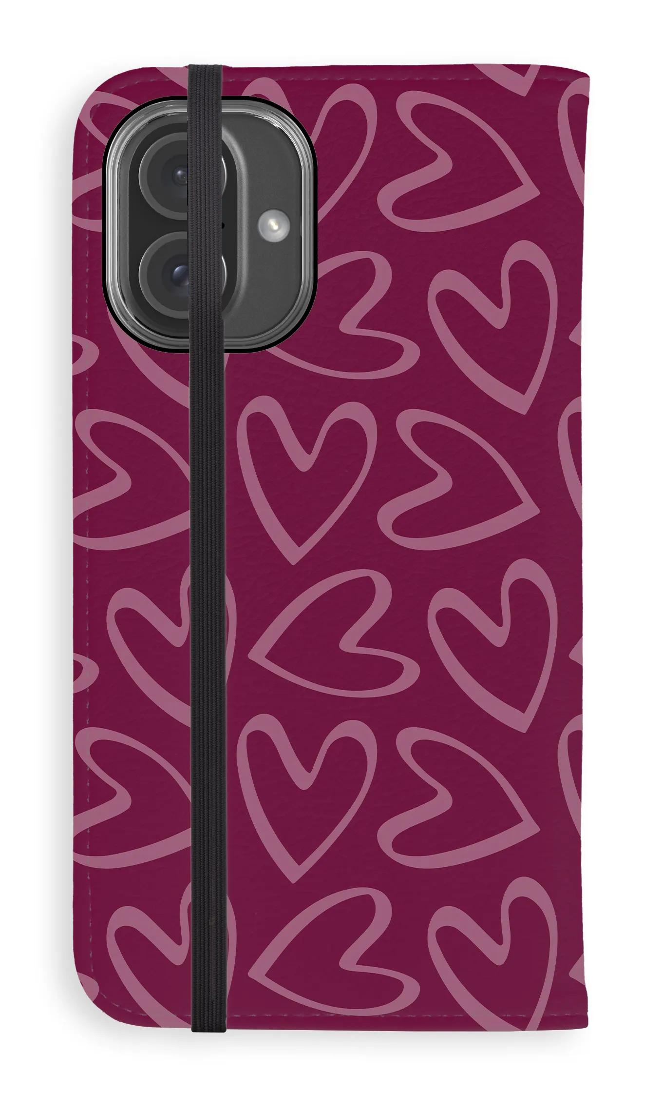 Gradient Finish Heart beat Folio Case