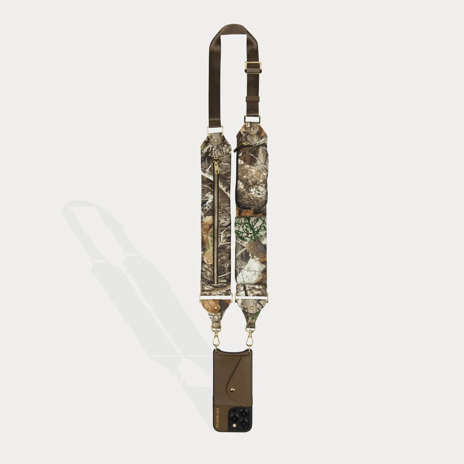 Premium Finish Billie Utility Crossbody with Case - Realtree/Gold