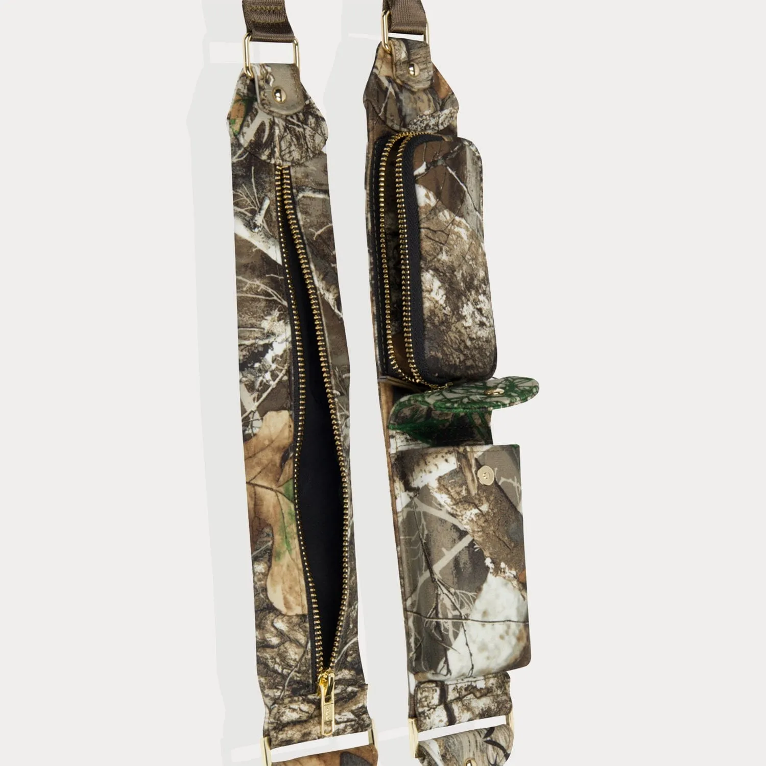 Sleek Form Billie Utility Crossbody with Case - Realtree/Gold
