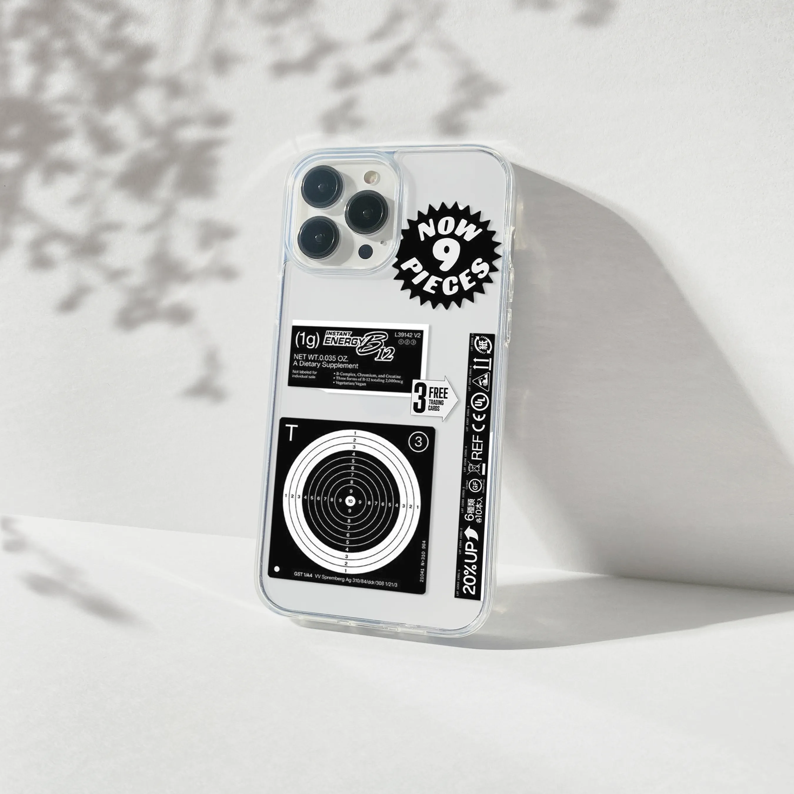 Roids Disclaimer Aesthetic Silicone Clear Case Luxury Finish Texture