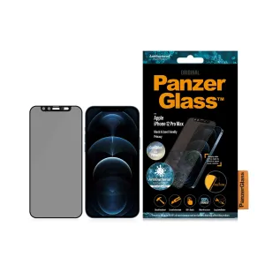 PanzerGlass? CamSlider? Privacy Screen Protector iPhone 12 Pro Max | Edge-to-Edge Screen Armor Pro Max Durable Material
