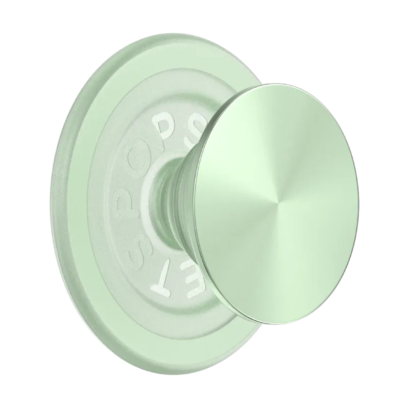 Pop Socket Stress-Free Honeydew Aluminum PopGrip for MagSafe