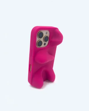 Ishi Phone Case in Fuchsia Matte Surface