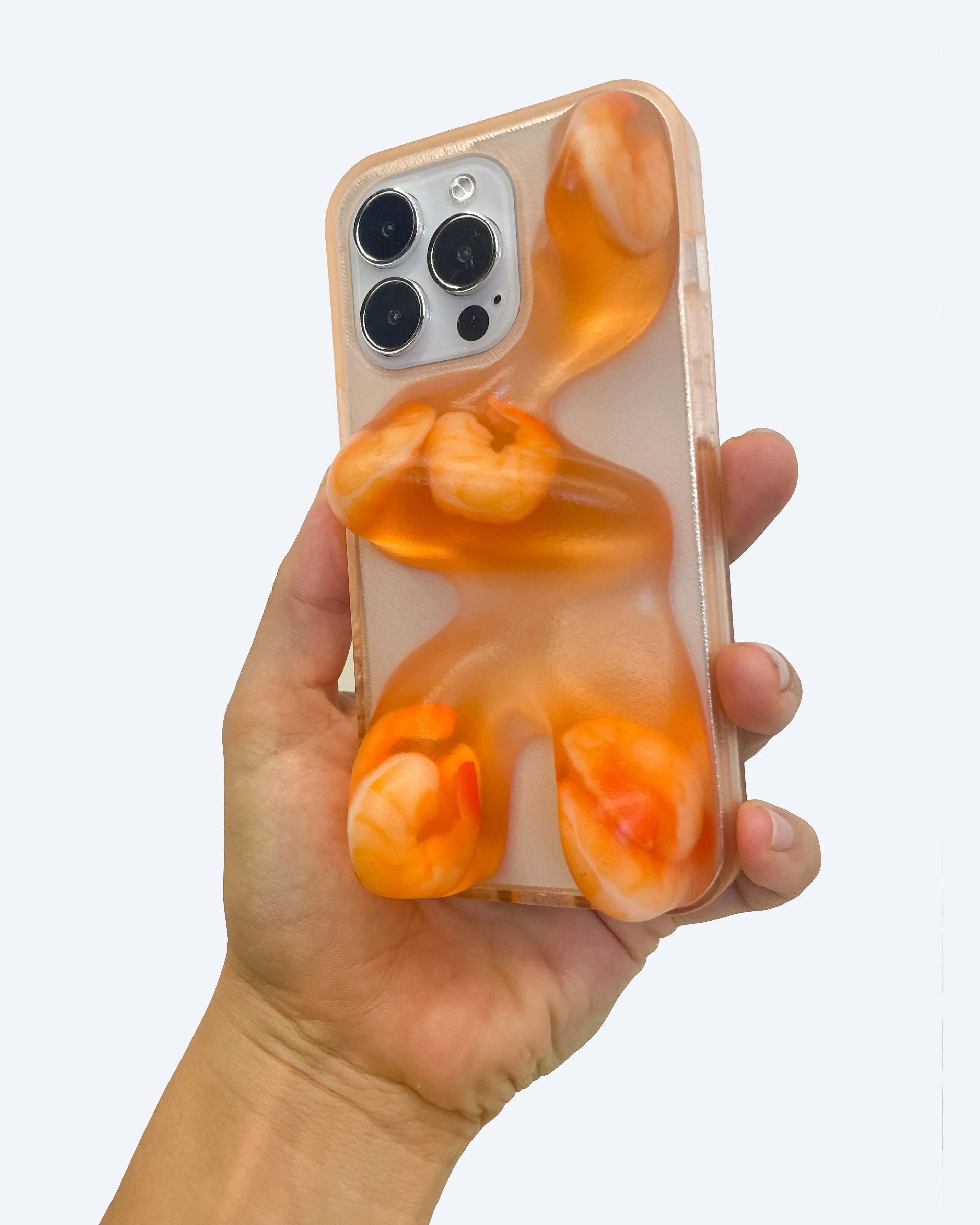 Ishi Phone Case in Lil' Shrimpies Vivid Detail Minimal Feature
