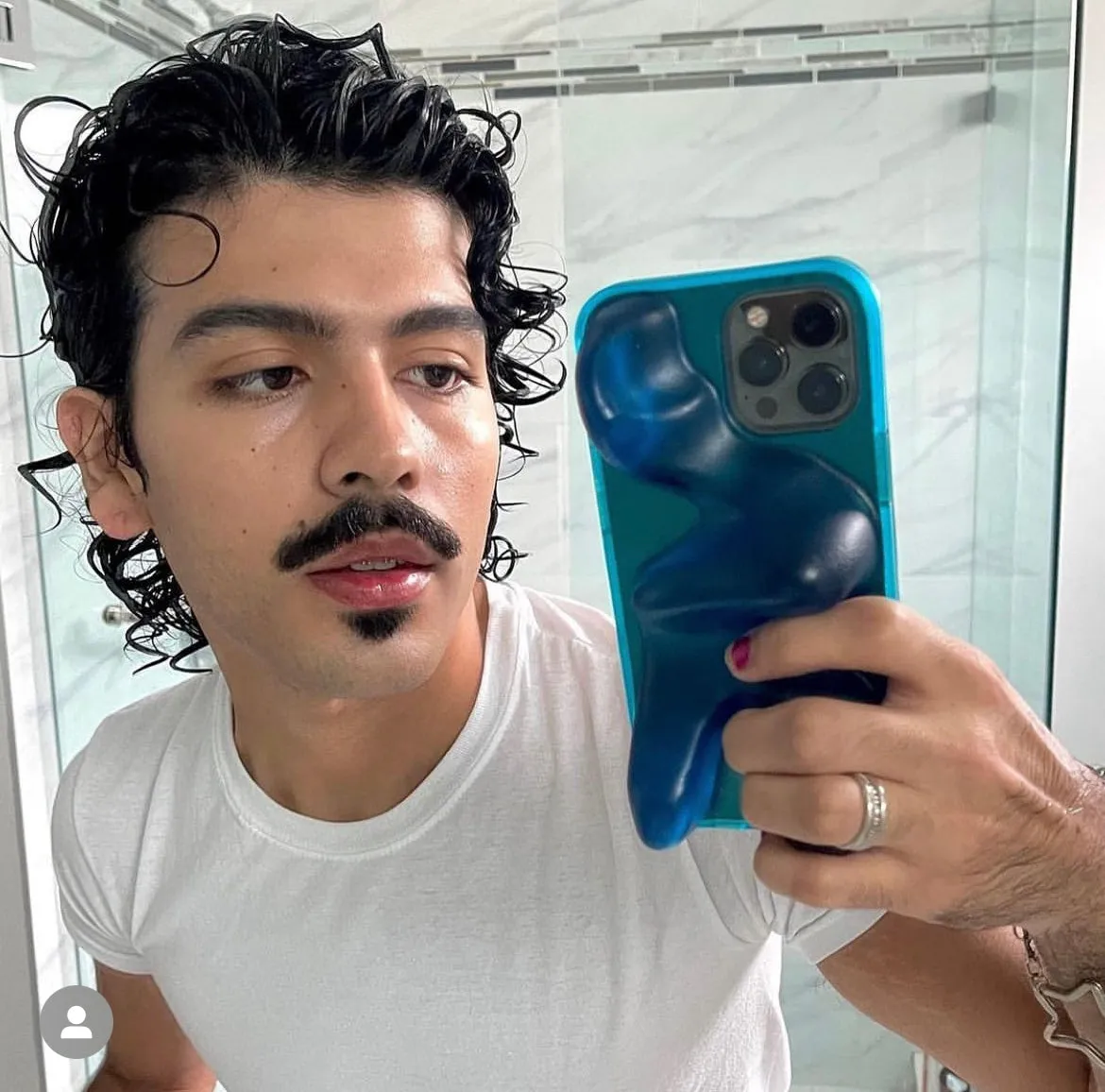 Shock Cushion Soft Touching Ishi Phone Case in Swimming Pool