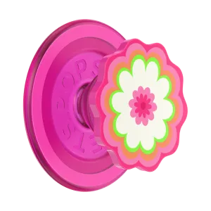 Kaleidoscope Pink Flower Power PopGrip for MagSafe Pop Socket College Gift