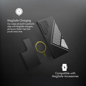 Smooth Fit Tactile Buttons Keffiyeh MagSafe Samsung Phone Case