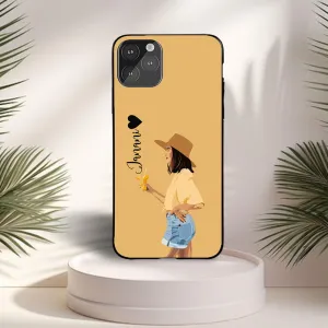 Kehinde Girl Art Name Case Trendy Texture