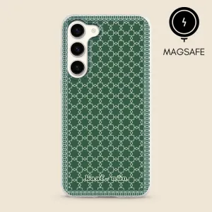 Koutoubia Moroccan Tiles MagSafe Samsung Phone Case Refined Edge