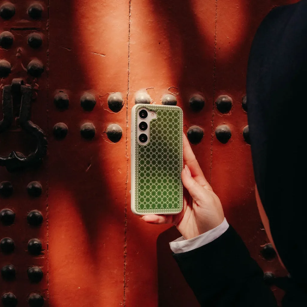 Koutoubia Moroccan Tiles MagSafe Samsung Phone Case Smooth Craftsmanship Strong Shell