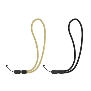 handy Travel Friendly Band Lanyard Bundle (x2) - Black and  Gold