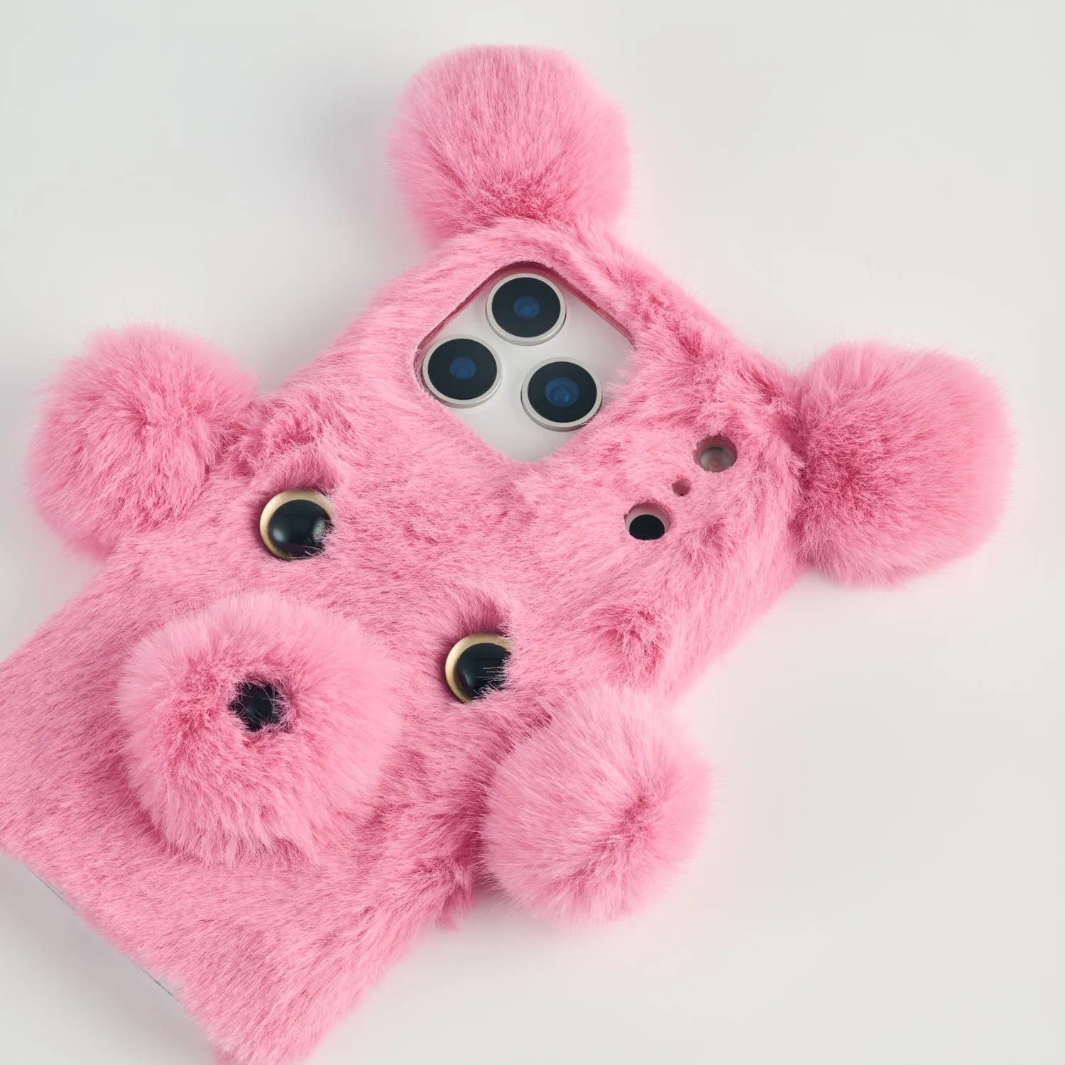 Foney Couture Furever Pink Teddy iPhone 17 Case Premium Protection