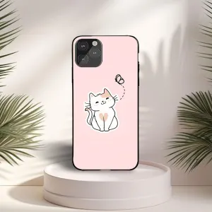 Wireless charging Pinky Meow Printed Protective Case