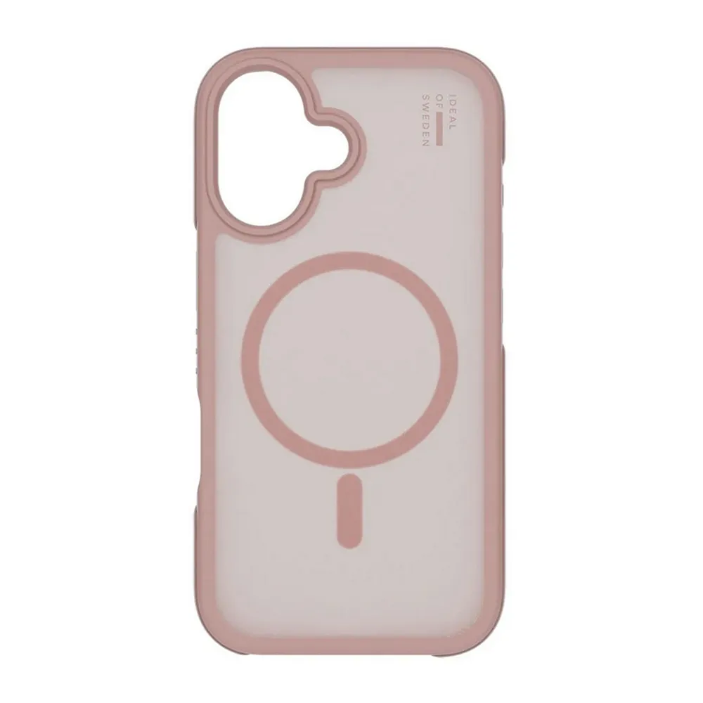 Rugged Feel iDeal of Sweden Bumper Case for iPhone 16 Plus- Pink