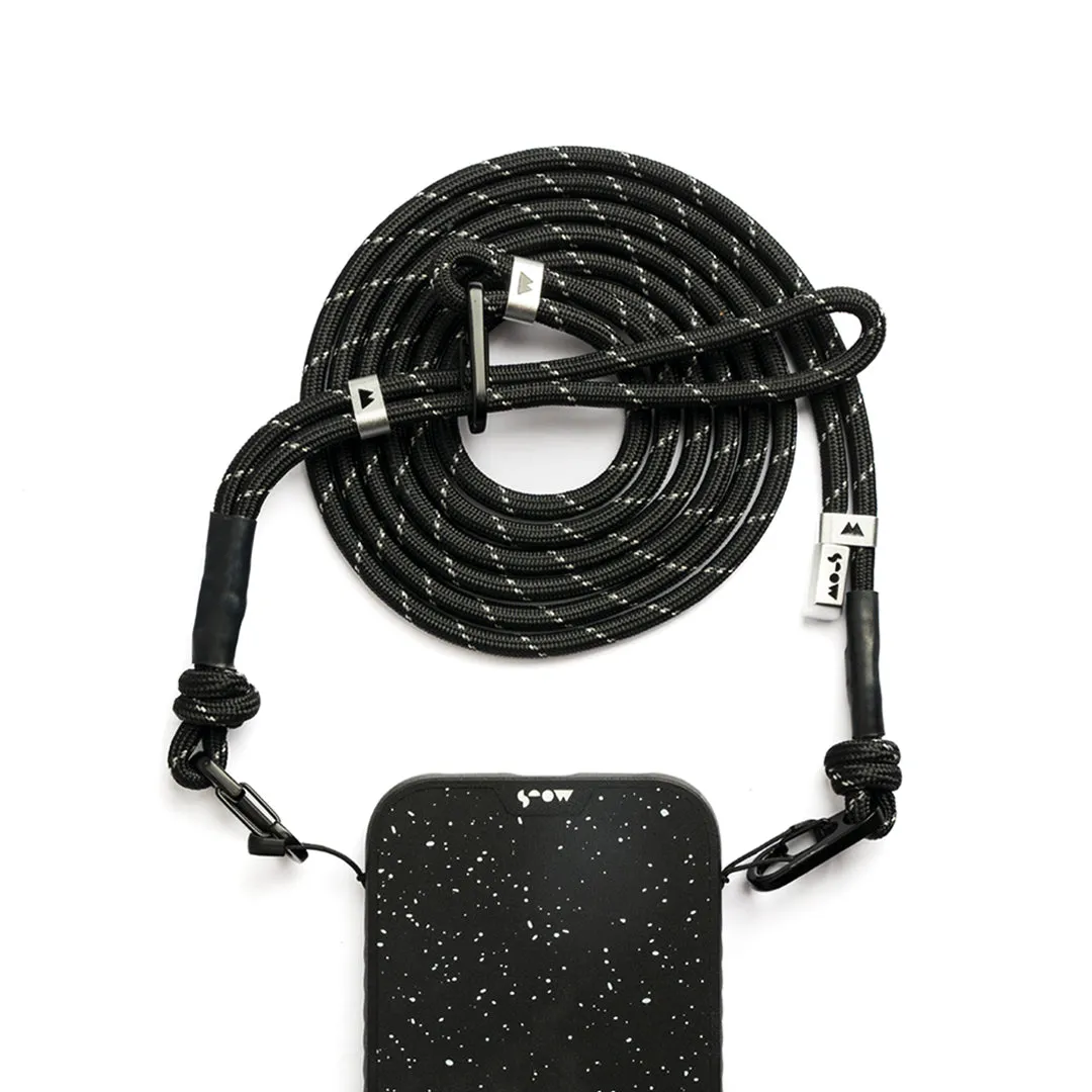 Black Phone Sling Comfort Texture Layer Light Build