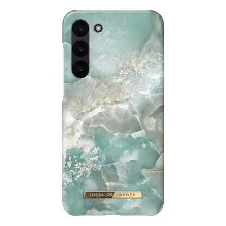 Modern Edge Layer Compact Frame Fashion Case Azura Marble for Samsung Galaxy S23