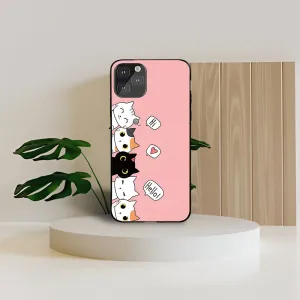 Hi Hello Cats Printed Protective Case Universal Design