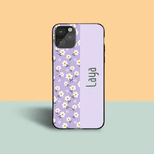 Sport Inspired Colorful Design Love Lilac Flower Name Protective Case
