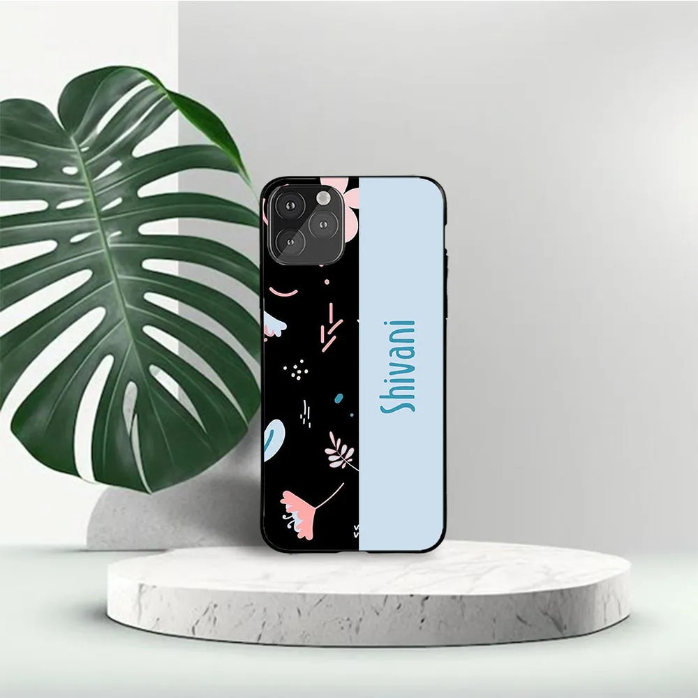 Textured Surface soft look Flowers Yard Name Protective Case