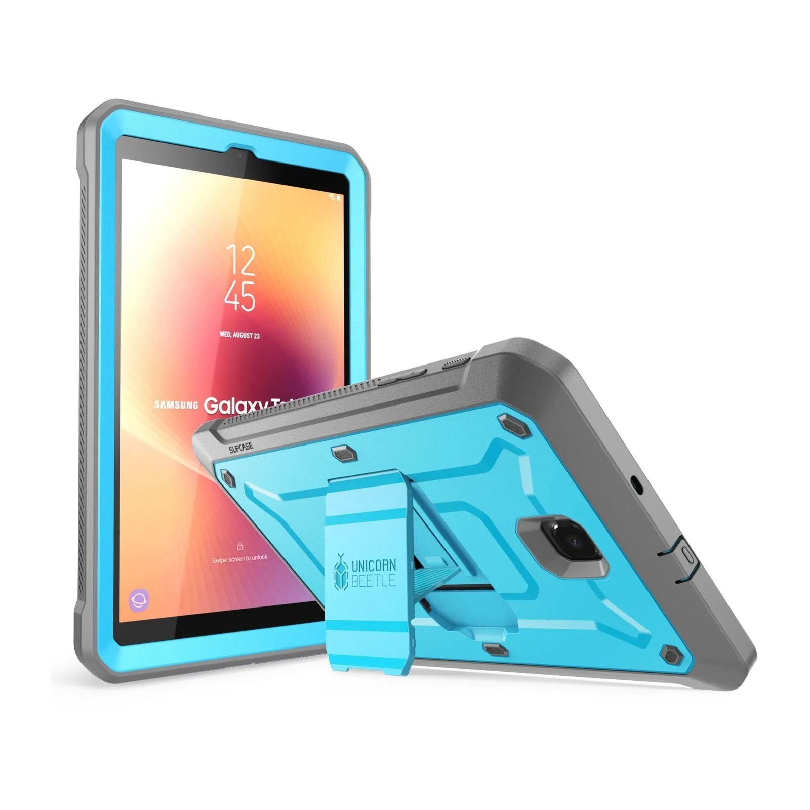 Galaxy Tab A 8 inch (2018) Unicorn Beetle Pro Rugged Case-Blue Travel Organizer