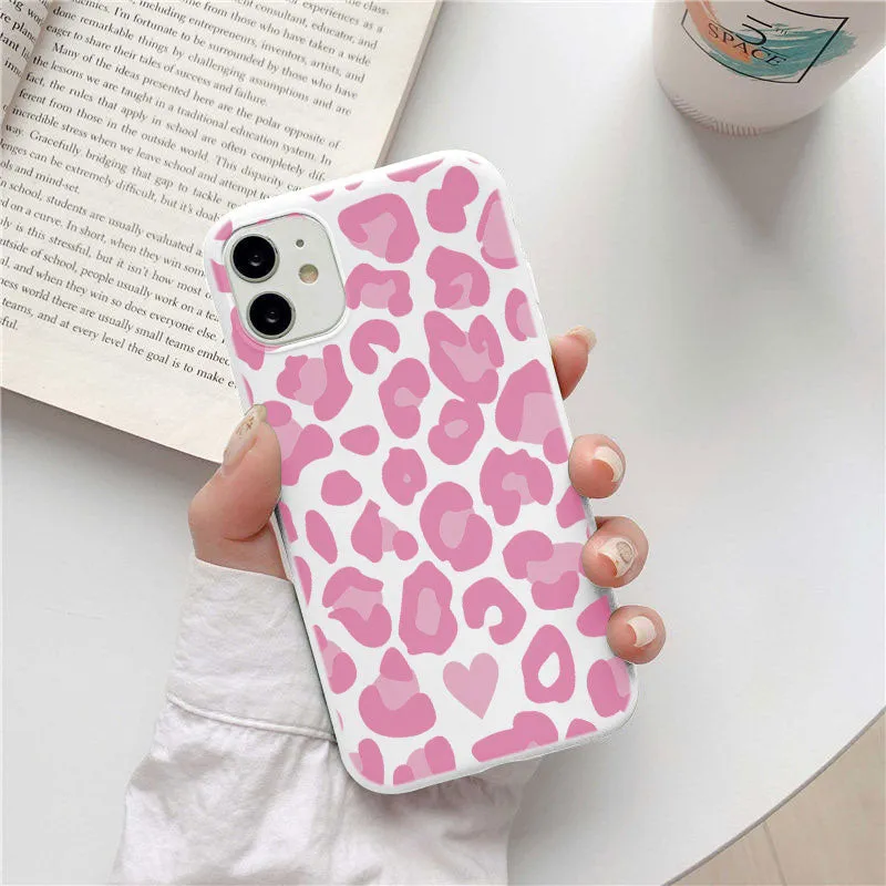 Bright Coloured Leopard Print Phone Case For Samsung Galaxy Protective Touch