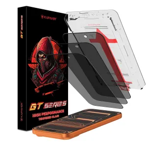Elegant Touch iPhone 17 Pro Max Easy DO Tempered Glass Screen Protector Guard | GT Series (Privacy)- 3 Pack
