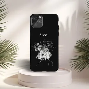 Mad On You Girl Case With Name Matte Build Minimal Shield Texture