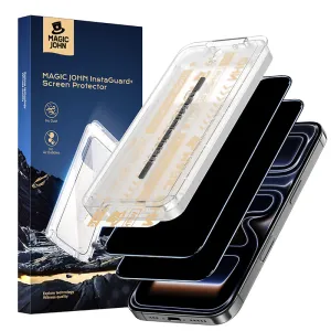 Screen Care Plus MAGIC JOHN Upgraded Screen Protector for iPhone 17/Air/Pro/Pro Max- Automatic Dust Free Eco-Friendly Protection