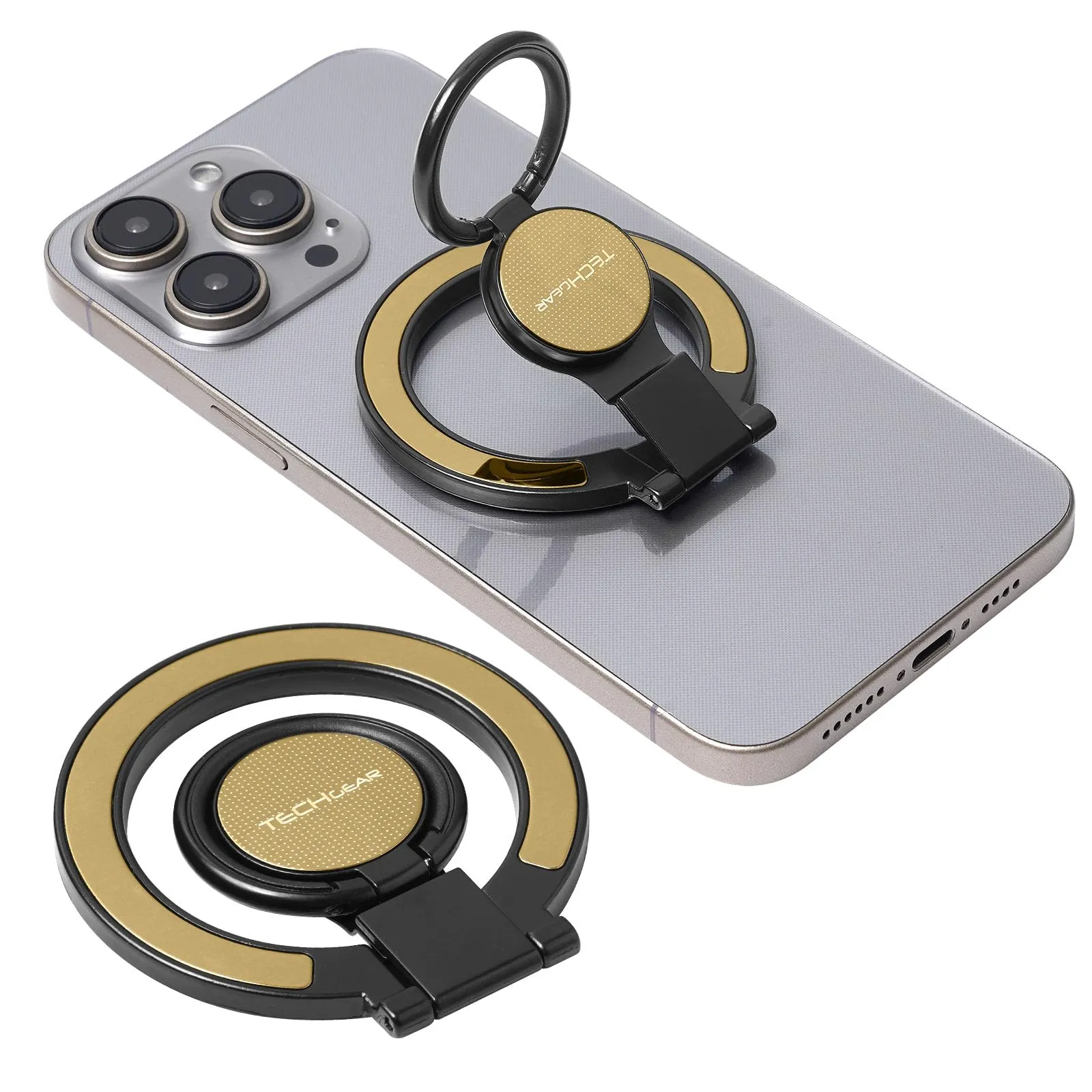 Hands Free Phone Grip Magnet Phone Clip Dock Magnetic Magsafe Compatible Phone Grip Holder & Kickstand for iPhones