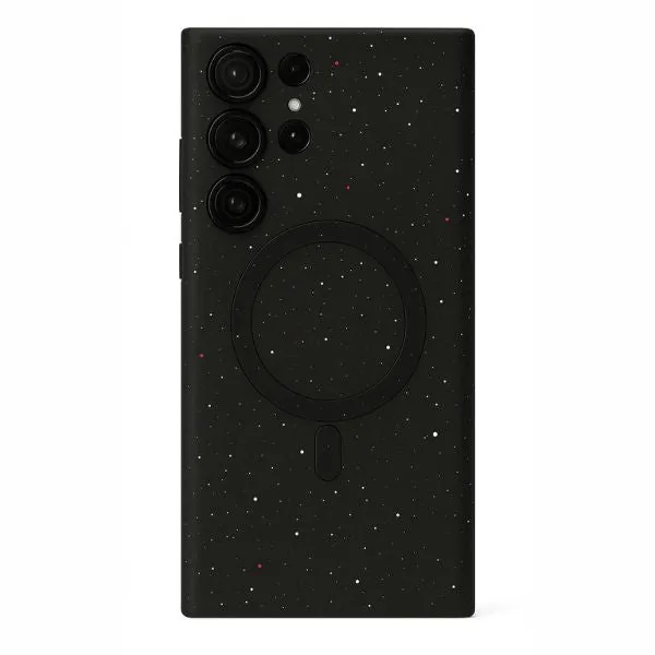 Handy Use Stylish Finish Texture MagSafe-Compatible Speckled Silicone Case for Samsung Galaxy ?C Shockproof, Slim Fit