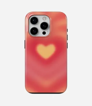 Heart Glow Glossy Armoured Case Modern Texture Build