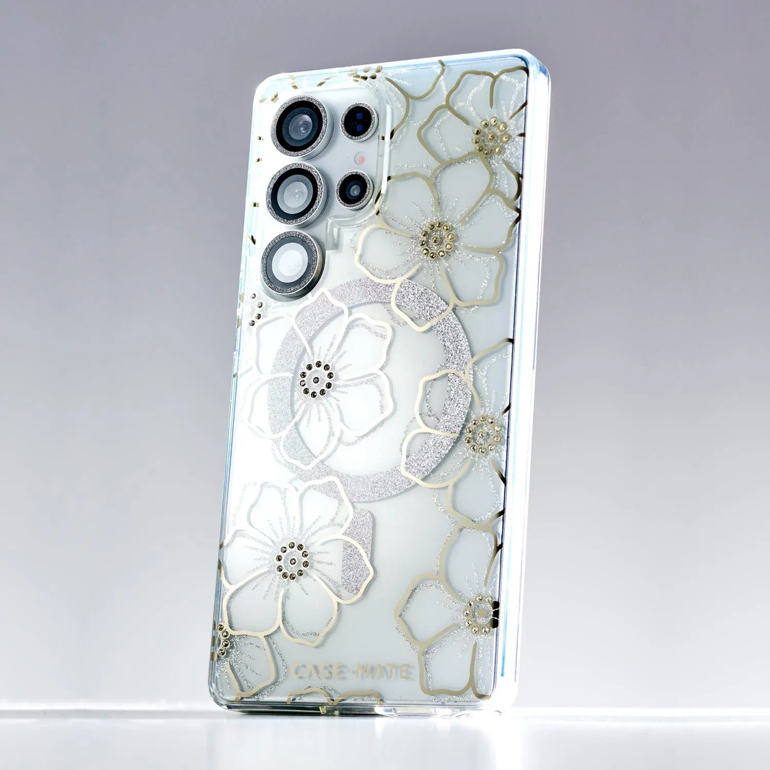 Floral Gems Samsung Galaxy S25 Case Compact Protection