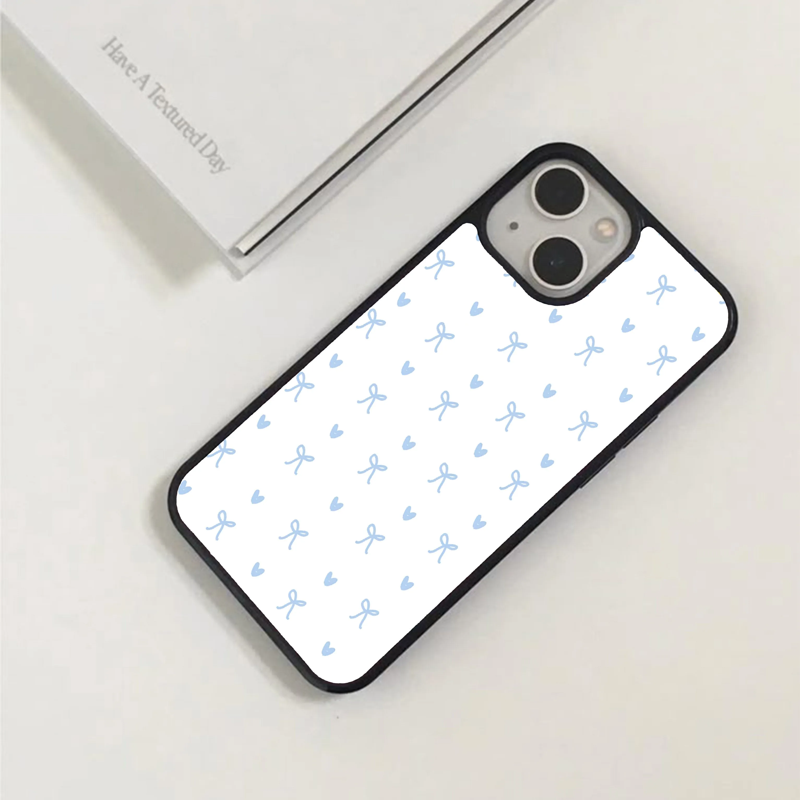 Bows & Hearts Printed Protective case Comfort Padding Lightweight Grip