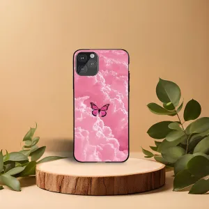 Hybrid Look Soft Detail Layer Fuchsia fantasy Printed Girly phone Case